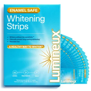 Lumineux Teeth Whitening Strips 21 Treatments - Enamel Safe For Whiter Teeth - Whitening Without The Sensitivity - Dentist Formulated And Certified N