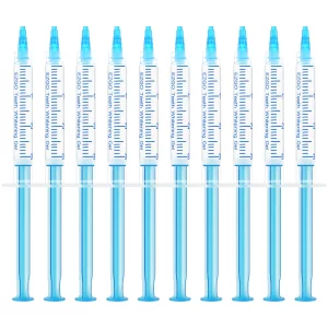 Ezgo 10 Pack Teeth Whitening Gel Refills 22% Bleaching Gel, No Sensitive Teeth Whitener, Great For Sensitive Tooth Whitening, Carbamide Peroxide Teet
