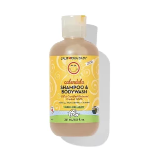 California Baby Calendula Shampoo And Body Wash - Allergy Tested Baby Soap And Toddler Shampoo, For Dry, Sensitive Skin, 100% Plant-Based - Usda Cert