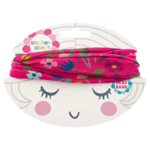 Stephen Joseph, Headband For Girls, Toddler Girls Stretchy Headband Accessories, Wild Flowers