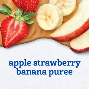 Gerber Baby Food Pouches, 2Nd Food For Sitter, Wonderfoods, Apple Strawberry Banana, 3.5 Ounce (Pack Of 12)