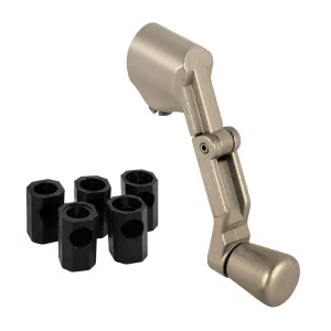 Prime-Line H 3961 Casement Handle, Folding, Universal Spline, Coppertone, Copper