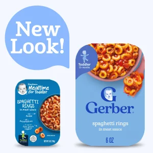 Gerber Spaghetti Rings In Meat Sauce, 6 Ounce (Pack Of 6)