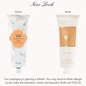 Tocca Crema de Mano Luxe, Stella Hand Cream, 4 oz - Blood Orange, Freesia, Spicy Lily - Moisturizing, Quick Absorbing
