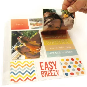 Simple Stories SNAP4065 Snatp! Photo Flips for 6 by 8-Inch Binders, 4 by 6-Inch, 12-Pack