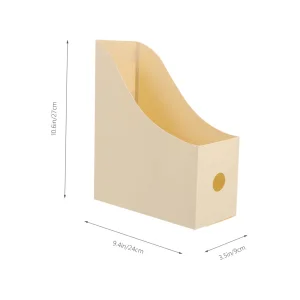 Lurrose 2pcs Polypropylene File Rack Desk Organizers Book Supplies Student Magazine Holder Modern Office Storage