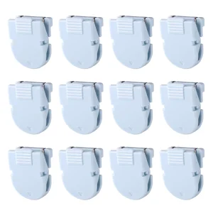 BOXOB 12pcs Cubicle Clips, Cubicle Hooks for Fabric Walls Accessories Panel Picture Hangers Pins for Hanging Photos Frame Office Notes Memos Messages