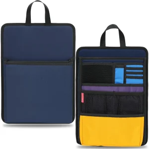 DELTAMANN Slim Rugged Backpack Organizer Insert for Business Casual Men Women -13 Pockets,Padded Nylon,Max 14'' laptop - Mix