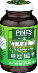 PINES Organic Wheat Grass, 250 Count Tablets | PINES Wheat Grass as featured in the new blockbuster film, Ocean's 8!