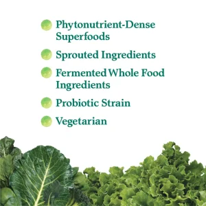 Garden of Life Perfect Food Super Green Formula - 30 Servings, 45 Superfoods, Greens, Fruit and Veggie Juice Superfood Powder Supplement, Probiotics,