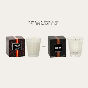 NEST New York Scented Classic Candle, Sicilian Tangerine - 8.1 oz - Up to 60-Hour Burn Time - Reusable Glass Vessel
