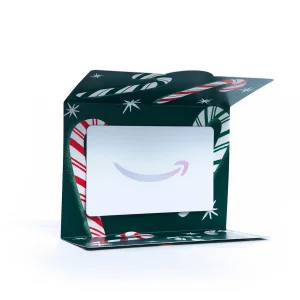 Amazon Physical Gift Card in Mini Envelope - Candy Canes | Christmas