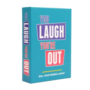 DSS Games You Laugh You're Out [Try Not to Laugh Family Card Game for Adults & Teens | White Elephant Gift for Adults | 125 Prompt Fun Cards for Fami