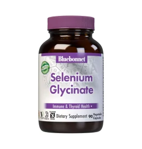 Bluebonnet Nutrition Albion Selenium Glycinate, Immune Health*, Thyroid Health*, Soy-Free, Gluten-Free, Non-GMO, Kosher Certified, Dairy-Free, Vegan,