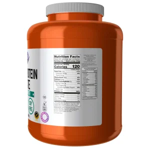 NOW Foods Sports Nutrition, Whey Protein Isolate, 25 G With BCAAs, Creamy Chocolate Powder, 5-Pound