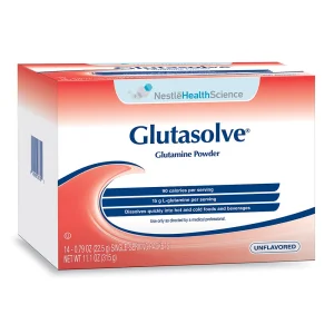 Glutasolve Glutamine Powder, Unflavored, 0.79 Oz Packet, 14 Pack