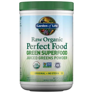 Garden of Life Super Greens Powder Smoothie & Mix, Probiotics & Digestive Enzymes for Digestive Health, Organic Superfoods Nutrition Fruit and Vegeta
