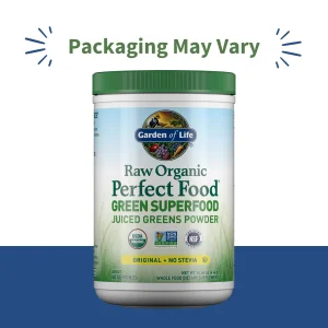 Garden of Life Super Greens Powder Smoothie & Mix, Probiotics & Digestive Enzymes for Digestive Health, Organic Superfoods Nutrition Fruit and Vegeta