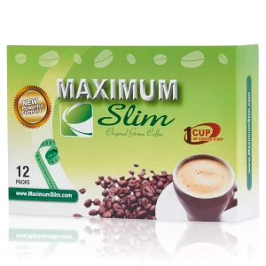Maximum Slim Original Green Coffee -Premium 4-in-1 Formula with Natural Herbal Extracts for Energy & Vitality. Creamy & Delicious for Maximum Satisfa