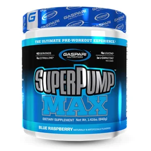 Gaspari Nutrition SuperPump MAX, The Ultimate Pre Workout Powder, Sustained Energy Preworkout, Nitric Oxide Booster, Muscle Growth, Recovery & Replen