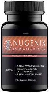 Nugenix Estro-Regulator - DIM Supplement, Estrogen Blocker for Men and Aromatase Inhibitor, Testosterone Booster - 60 Capsules