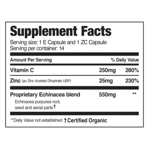 EZC Pak 5-Day Tapered Immune Support Booster - Vitamin Immune Support Supplement, Echinacea, Zinc Vitamin C, Immune Boosters for Adults - Immune Supp