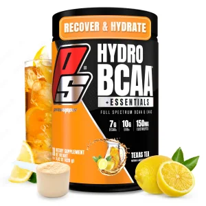 PROSUPPS HydroBCAA Essential Amino Acids Powder, Texas Tea - Workout Supplement with BCAA, EAAs & Electrolytes for Hydration & Recovery - Stimulant-F