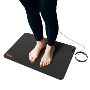 Hooga Grounding Mat for Sleep, Energy, Pain Relief, Inflammation, Balance, Wellness. Earth Connected Indoor Grounding for Home, Office, Work. 15 Foot