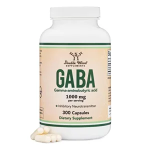 GABA Supplement (300 Capsules, 1,000mg per Serving) Promotes Calm, Relaxation, and Supports Sleep (Vegan Safe, Gluten Free, Non-GMO)(Gamma Aminobutyr