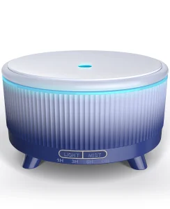 Diffusers for Essential Oils Large Room, 500ml Aromatherapy Diffuser Gradient - Dark Blue