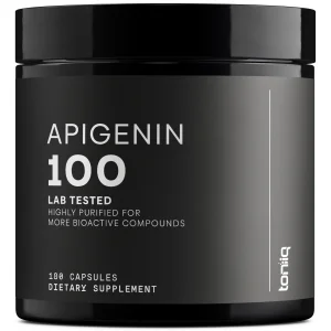 Toniiq Ultra High Strength Apigenin - 100mg Concentrated Formula - 98%+ Highly Purified - 180 Vegetarian Capsules