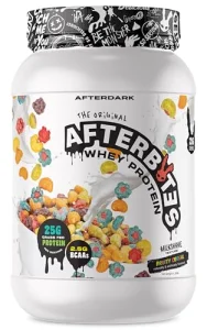 AFTERDARK AfterBites Whey Protein Powder, 25g Protein, 4.5g BCAA
