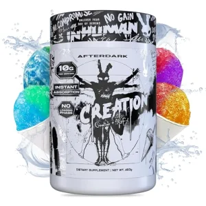 AfterDark Supplements Creation Creatine Monohydrate Powder, 10000mg Creatine Matrix Blend, Promotes Power, Endurance & Muscle Growth, GMP Certified,
