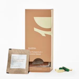 The Postpartum with Lactation Boost - Vitamins to Support Hormones, Recovery and Milk Supply for Chest/Breastfeeding - Includes DHA (Omega-3), Iron,