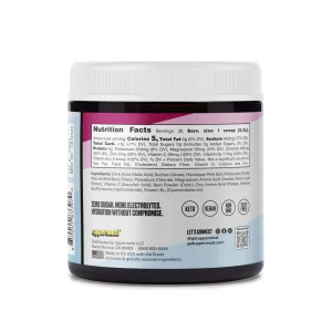 UPPERMOST Hydrate Hydration Keto Electrolytes Powder No Sugar Drink Mix - Naturally Flavored & sweetened - with Vitamin C, B6, B12 & Zinc - 30 Servin