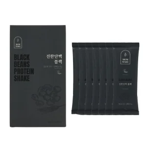MOMMAKE Black Beans Protein Shake Powder 0.6lb(280g) Black Sesame 21g of Plant Based Protein (280g)