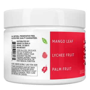 Amare Edge All Natural Nootropic Powder Drink for Endurance and Motivation in Watermelon