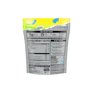 GHOST Hydration Packets, Sour Patch Kids Blue Raspberry, 12 Sticks, Electrolyte Powder - Drink Mix Supplement with Magnesium, Potassium, Calcium, Vit