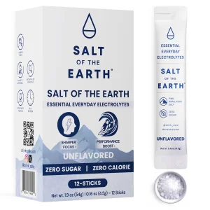 Salt of the Earth Premium Zero-Sugar Electrolyte - Made with Pink Himalayan Salt - Hydration Powder Packets | Premium Ingredients | Keto & Paleo Frie