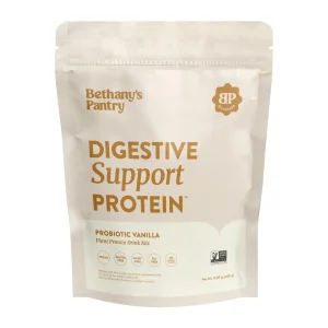 Nuzest Bethany's Pantry Digestive Support Protein - Probiotics for Digestive Health Clean Lean Protein - Premium Vegan Pea Protein Powder Plant B