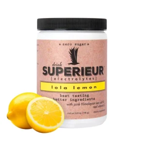 Superieur Electrolytes Plant Based Electrolyte Supplement w/Sea Minerals for Hydration & Recovery Keto Friendly, Non-GMO, Zero Sugar, Vegan Healt