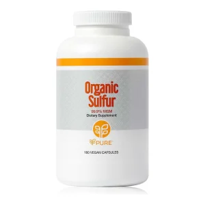 PURE | Organic Sulfur MSM | 180 Capsules | Premium MSM Powder for Joint Health | MSM Powder for Hair Growth and for Enhanced Health of Hair, Skin, an