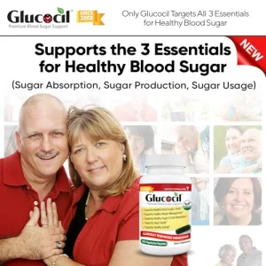 Glucocil New - Vegetarian Capsules - Premium Blood Sugar Support - Supports The 3 Essentials for Healthy Blood Sugar - with Berberine, Proprietary