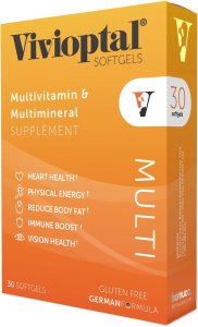 Vivioptal Multi, 30 Softgels, Multivitamin & Multimineral, Gluten Free, German Formula